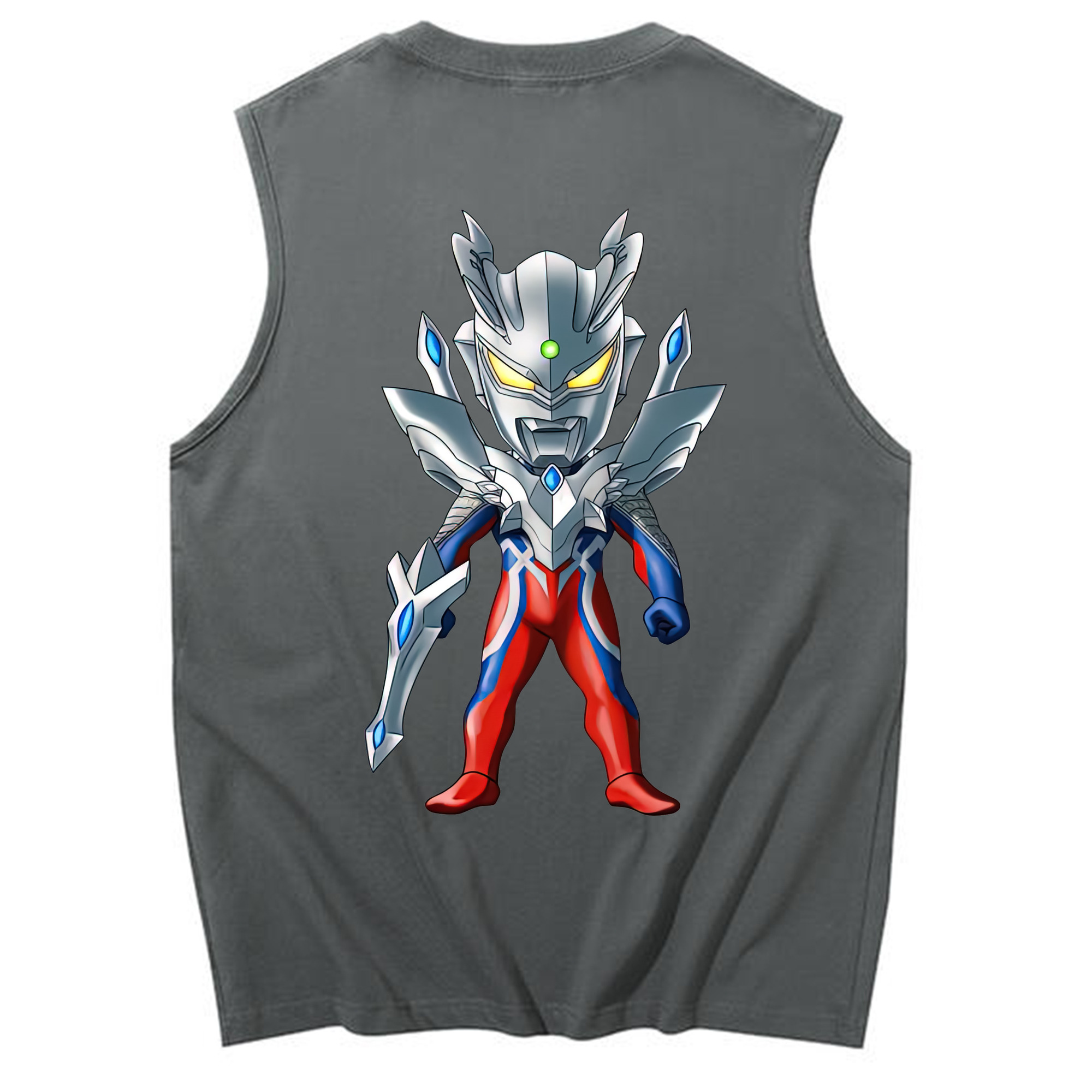 （画像用） ウルトラマン Ultraman コットン100％タンクトップ（背面プリント）